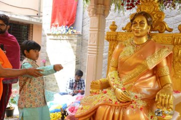 Celebs at Vijaya Nirmala Garu Statue Inauguration